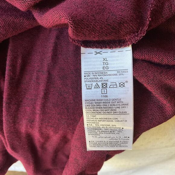 Old Navy Women Dress size XL Long Sleeve KneeLength Casual Stretchy Purple - Picture 6 of 8